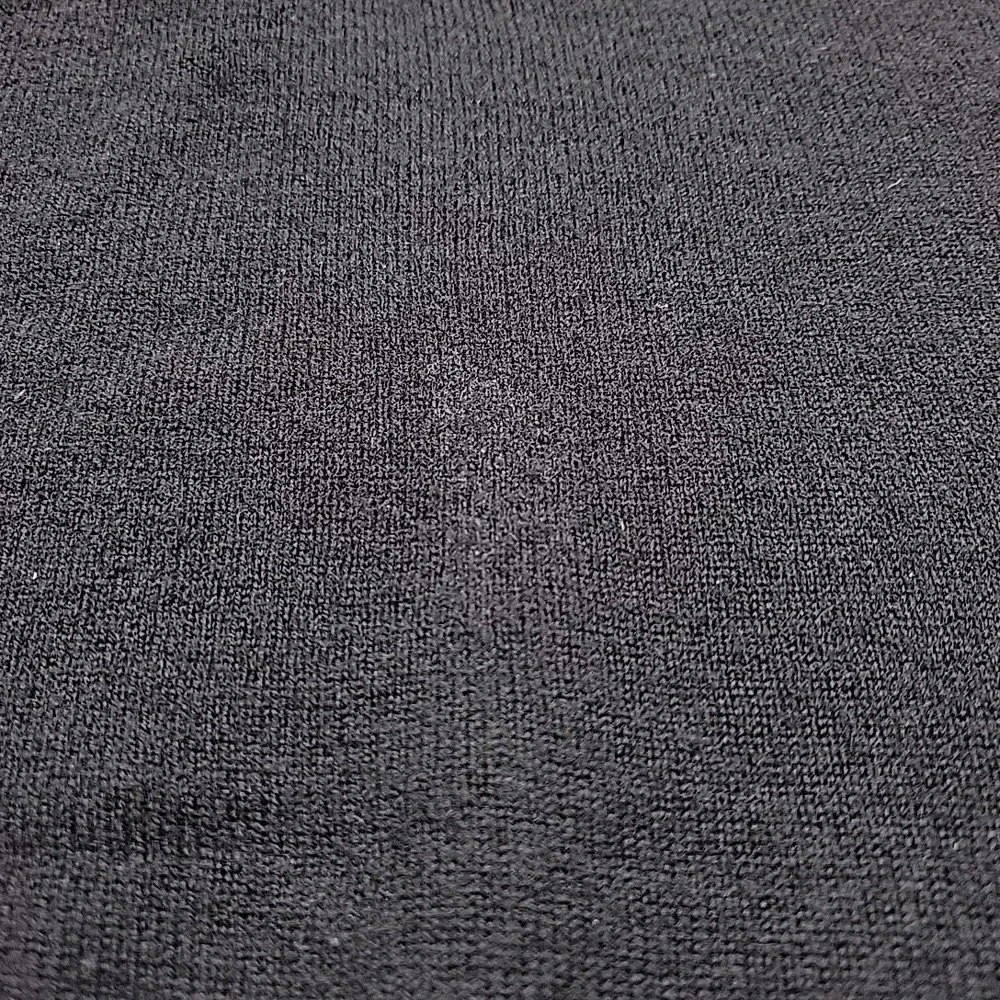 VTG Paramount Sweater Mens Large Black Crewneck Lambswool Made In England